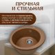 Кухонная мойка Saniteco Linea терракот