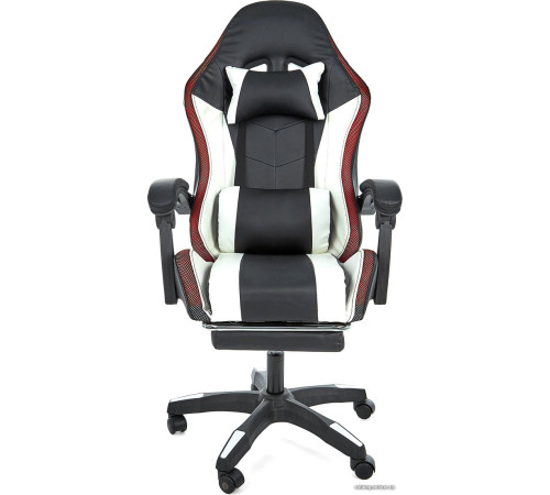 Игровое геймерское кресло Jiqiao DG8003 черный/белый