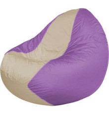 Кресло-мешок Flagman Classic К2.1-108 сиреневый/бежевый
