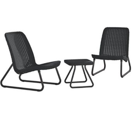 Набор садовой мебели Keter Rio Patio Set 246048 графит