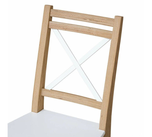 Стул Folium Марк 1 M1O4902-R9003 шпон дуба, белый