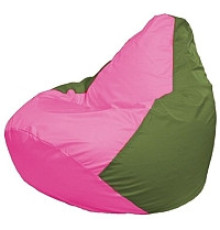 Кресло-мешок Flagman Груша Мини L Г0.1-198 розовый/оливковый