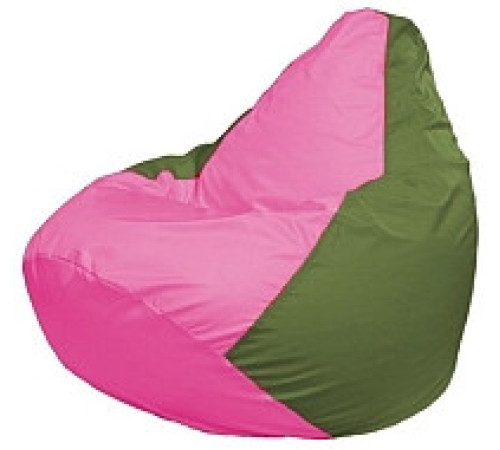 Кресло-мешок Flagman Груша Мини L Г0.1-198 розовый/оливковый