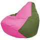 Кресло-мешок Flagman Груша Мини L Г0.1-198 розовый/оливковый