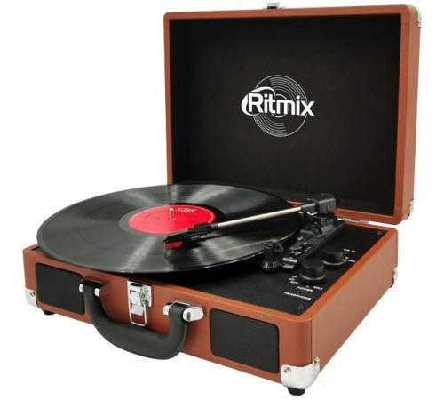 Виниловый проигрыватель Ritmix LP-160B коричневый