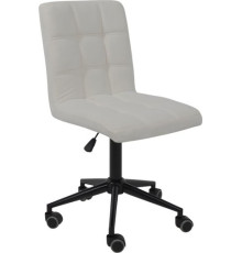 Офисное кресло AksHome Sonata молочный шенилл Ote Canna 100/черный