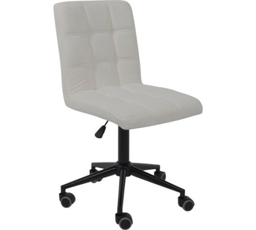 Офисное кресло AksHome Sonata молочный шенилл Ote Canna 100/черный
