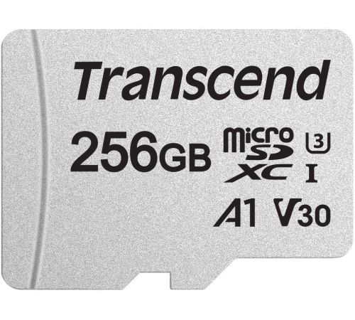 Карта памяти Transcend microSDXC 300S 256GB с адаптером