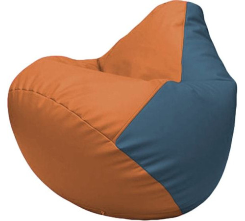 Кресло-мешок Flagman Груша Макси Г2.3-2003 оранжевый/синий