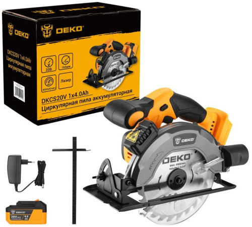 Дисковая циркулярная пила Deko DKCS20V 084-1039 с 1-им АКБ