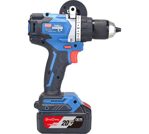 Дрель-шуруповерт DongCheng DCJZ06-13 Type FK с 2-мя АКБ, кейс