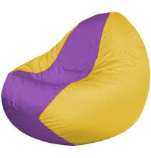Кресло-мешок Flagman Classic К2.1-262 желтый/сиреневый