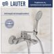 Смеситель Lauter Silk 21СК6572С с лейкой Daisy 21S10167