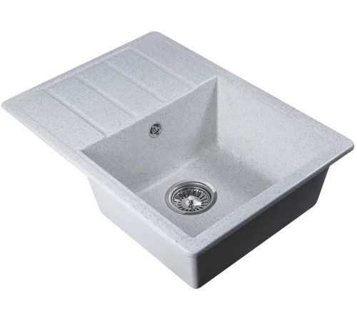 Кухонная мойка Marblan Recta R серый, с сифоном