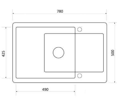 Кухонная мойка Zigmund & Shtain Rechteck 780.490 молодое шампанское