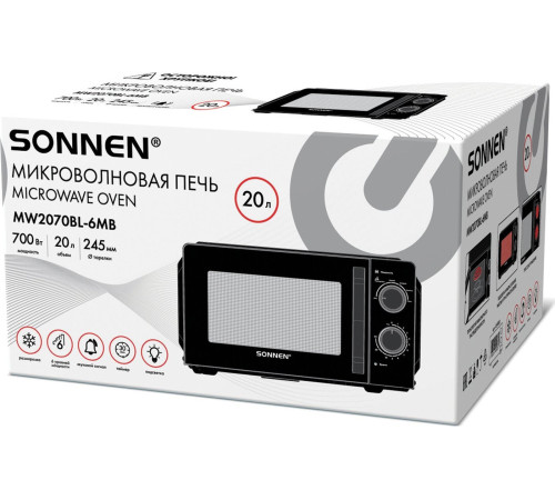 Микроволновая печь Sonnen MW2070BL-6MB