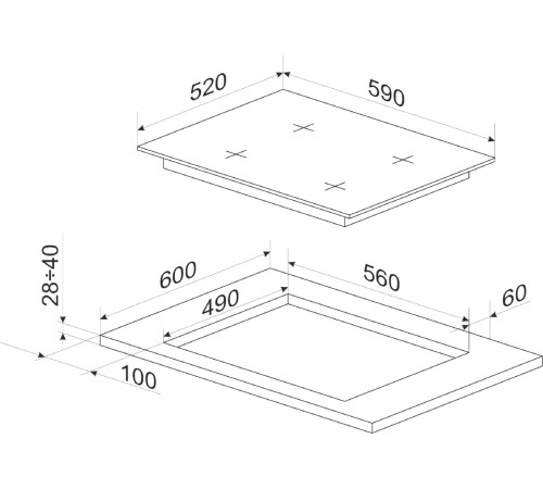 Варочная панель Hansa BHGI650103