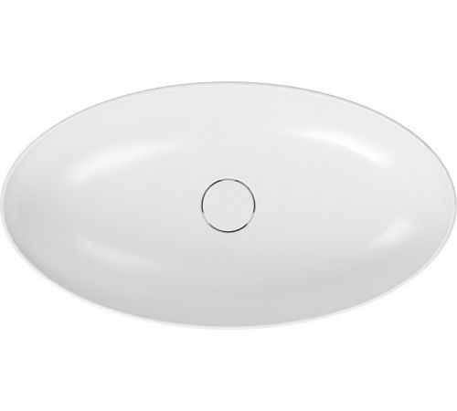 Умывальник Belux Алекс 700 Эллипс 18, белый матовый/Solid Surface