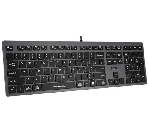 Клавиатура A4Tech Fstyler FX50 серый