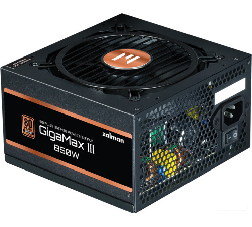 Блок питания Zalman GigaMax III 850W ZM850-GV3