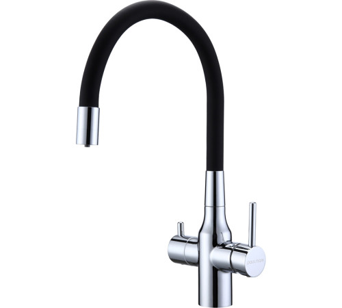 Смеситель Paulmark Salix Sa213419-NI черный/никель