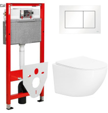 Унитаз подвесной Lauter Sulzdorf + TECE Kit 9400413 белый с микролифтом