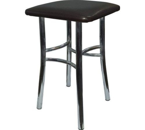 Табурет ВВР Квадрат экокожа шоколад