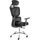 Офисное кресло TetChair Mesh-12HR ткань, черный