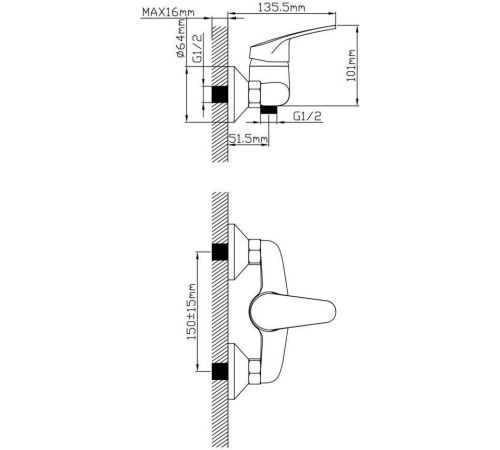Смеситель AV Engineering AVROM5-A101-220