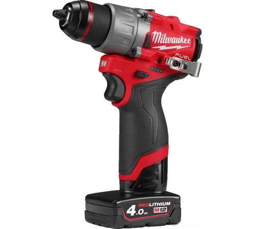 Дрель-шуруповерт Milwaukee M12 FUEL M12FDD2-402X 4933479874 с 2-мя АКБ 4 Ач, кейс