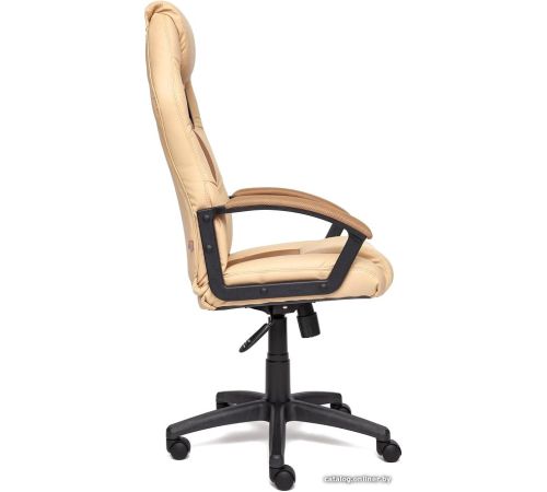 Игровое геймерское кресло TetChair Driver бежевый/бронзовый