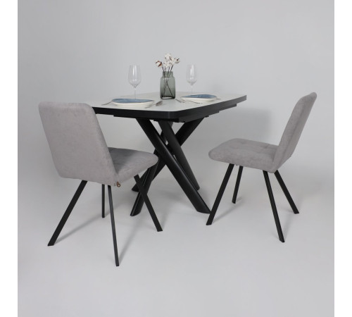 Стул Мамадома Rommy b22 Grey Lux/черный