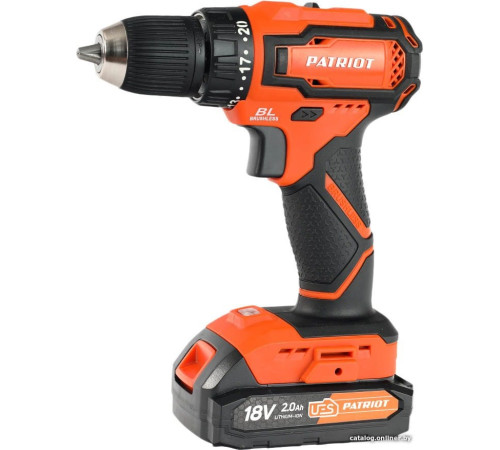 Дрель-шуруповерт Patriot BR 207UES 180301507 с 2-мя АКБ, кейс