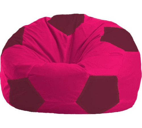 Кресло-мешок Flagman Мяч Стандарт М1.1-384 малиновый/бордовый