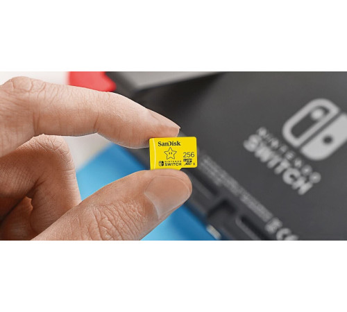 Карта памяти SanDisk Nintendo Switch Licensed Card Super Mario Edition microSDXC 256GB SDSQXAO-256G-GN3ZN
