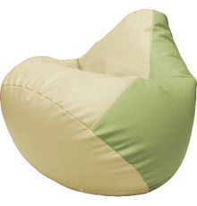 Кресло-мешок Flagman Груша Макси Г2.3-1019 светло-бежевый/оливковый