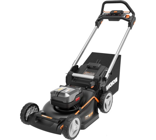 Газонокосилка Worx WG749E с 2-мя АКБ