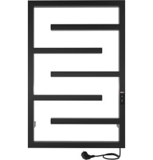 Полотенцесушитель ProHeat Quadro Nova 50х80 терморегулятор, таймер, черный муар