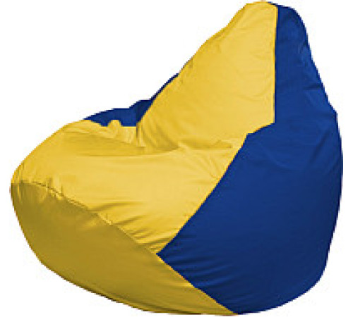 Кресло-мешок Flagman Груша Мега XXXL Г3.1-254 желтый/синий
