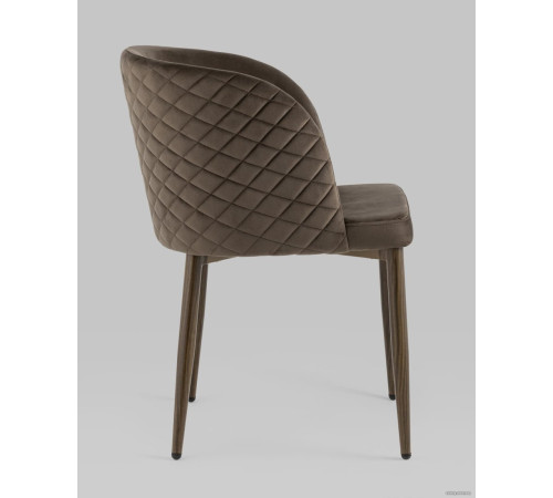 Стул Stool Group Оскар MC11 KD HLR-49 велюр коричневый