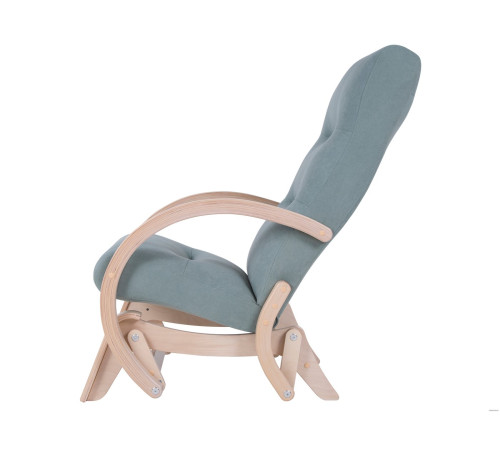 Кресло-качалка Мебелик Мэтисон минт/береза белая