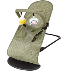 Шезлонг Amarobaby Baby Time AB21-25BT/13 зеленый