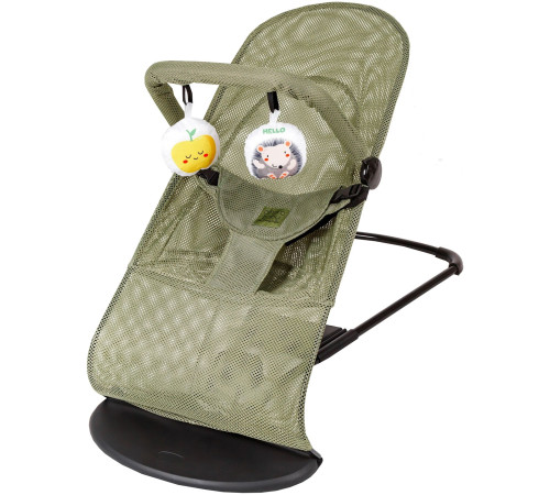 Шезлонг Amarobaby Baby Time AB21-25BT/13 зеленый