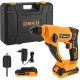 Перфоратор Deko DKCH20 SET с 2-мя АКБ, кейс
