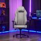 Игровое геймерское кресло Evolution TITAN Fabric серый