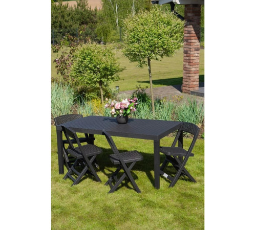 Стол Ipae Progarden Palau PAL016AN антрацит