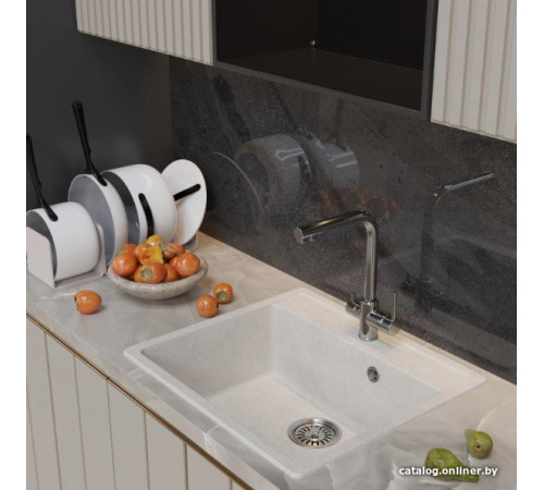 Кухонная мойка Mixline ML-GM15 551919 ультра-белый