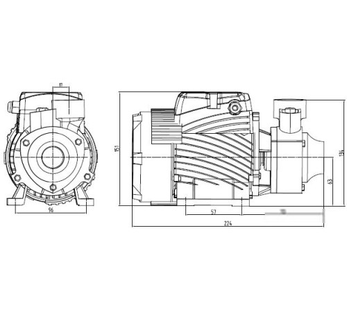 Самовсасывающий насос Pumpman QB50