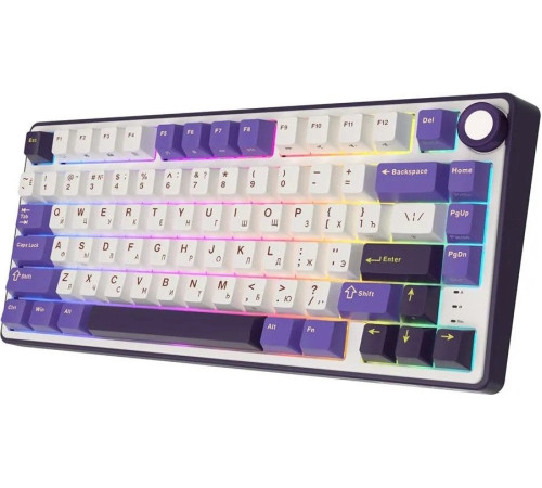 Клавиатура Royal Kludge R75 RGB Blackberry RK Silver