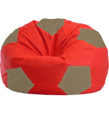 Кресло-мешок Flagman Мяч Стандарт М1.1-171 красный/темно-бежевый